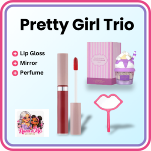 Pretty Girl Trio (Perfume + Gloss + Mirror)